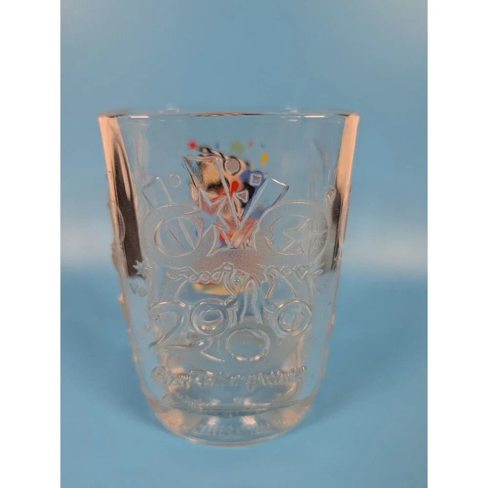 Mickey Mouse McDonalds 2000 Walt Disney World Magic Kingdom Celebration Glass